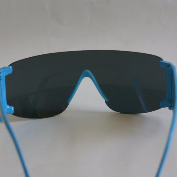Vintage Rimless Wrap Around Ravon Blade Sunglasses